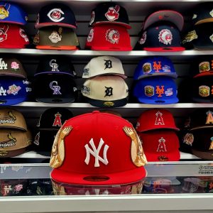 New Era Jon Stan  Red New York Yankees Limited Edition - 59fifty  Fitted- Greu UV