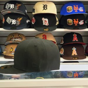 Alternative view of New Era Black Los Angels Dodgers  59fifty Fitted -Grey UV.