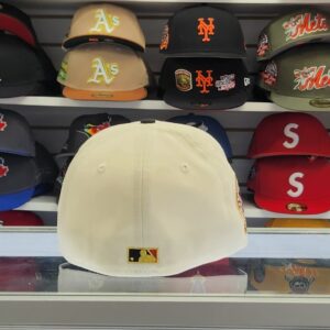 New Era Anaheim Angels 2 tone 59fifty Fitted- 50th Anniversary Patch- Red UV. - Image 3