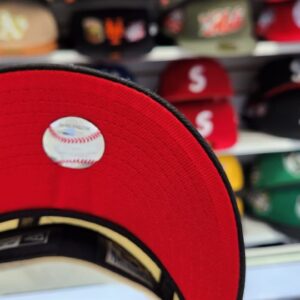 New Era Anaheim Angels 2 tone 59fifty Fitted- 50th Anniversary Patch- Red UV. - Image 4